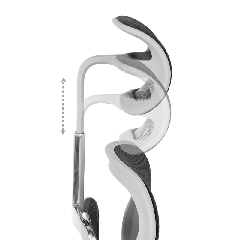 Ергономичен офис стол Ergohuman Elite 2 дамаска черен-сива рамка